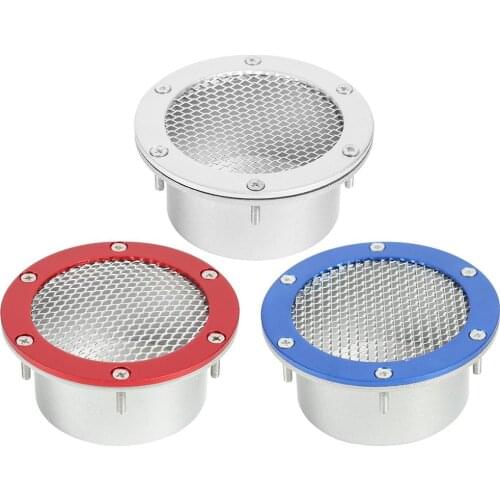 Metal Air Duct Grille Racing Front Bumper Vent Inlet for Cold Air Intake