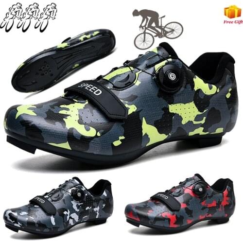 Mens Professional Road Cycling Shoes Outdoor Sports Shoes SPD Cycling Shoes Mens Mountain Bike Shoes MTB Cycling Shoes