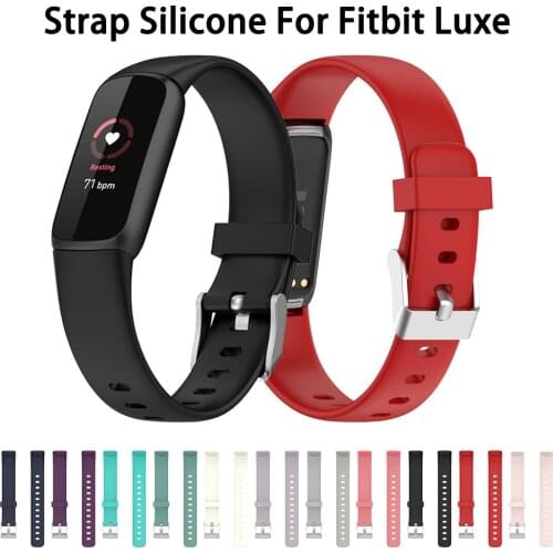 Soft Silicone strap for Fitbit Luxe Band 2021New Colorful Replacement Watch Strap For Fitbit luxe Wristband Smart bracelet belt