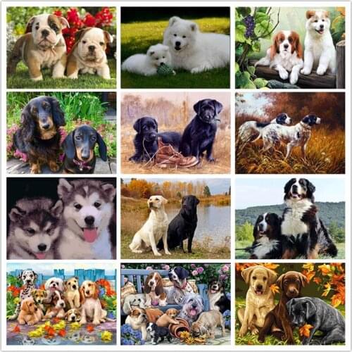 Full Diamond Embroidery Black Dog Labrador Retriever Mosaic Diamond 5d Diy Round Diamond Painting Crystal Fantasy Cartoon Dogs