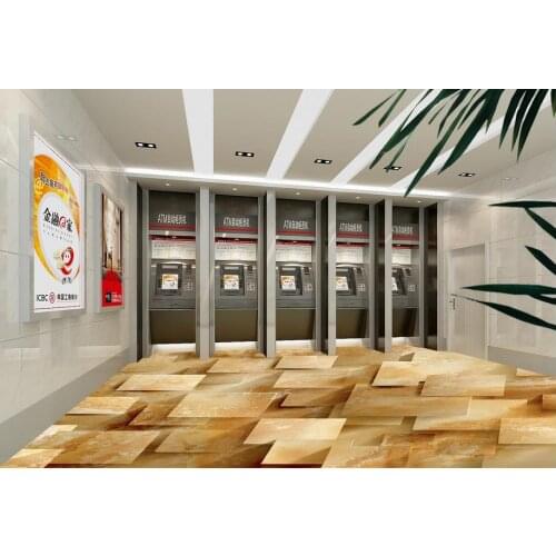 Custom Photo self-adhesive 3D floor marble PVC waterproof floor Home Decoration 3d floor wallpapers