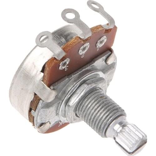 B500K Potentiometer Splined Pot Electric Guitar Bass Effect Amp Tone Volume Parts N58B