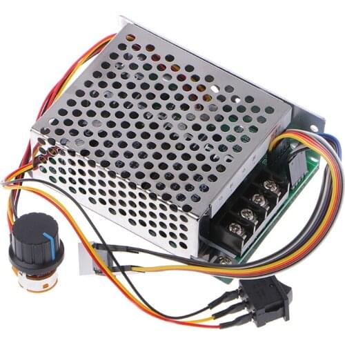 OOTDTY DC 10-55V 12V 24V 36V 60A PWM DC Motor Speed Controller CW CCW Reversible Switch