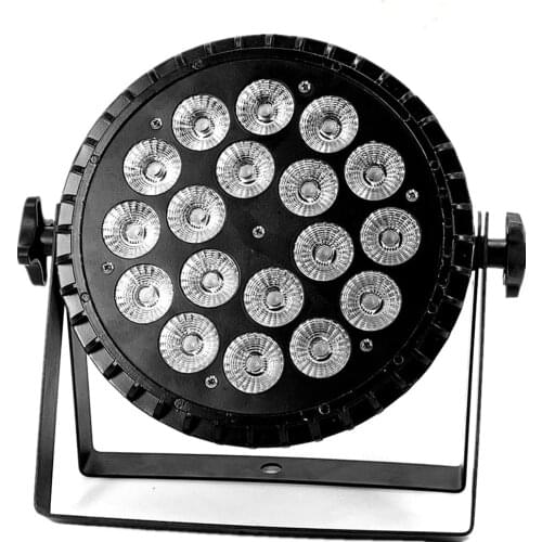 Led par light 4in1 5in1 18x18W RGBWA UV 6in1 led wash lights LED Flat Par Can Stage lighting with Silent fan 18x12w RGBW