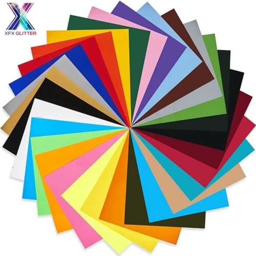 XINFANGXIU HTV Heat Transfer Vinyl 25cmx30.5cm TPU Iron on Vinyl for T-Shirt HTV Vinyl for Cricut T-shirt Iron on HTV Heat vinyl