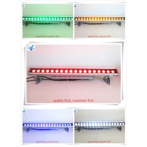 H- Feituo lighting waterproof 18x15w RGBWA 5 in 1 multi color long LED wall washer light outdoor garden flood lyre IP65