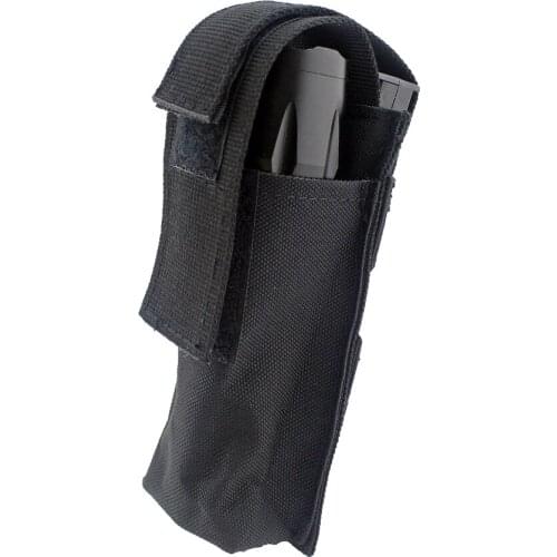 Military Portable Durable Medical EMT Scissor Pouch Bag Small Knife Holding Bag Camping Hiking Torch Flashlight Pack Black