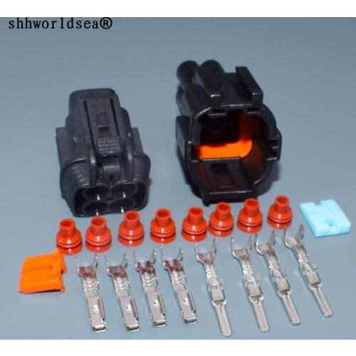 Worldgolden 4p 2.2mm black female male plug automotive wire connectors cable connector 6185-1169 PB291-04027/6188-0557