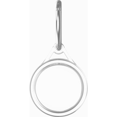 TPU Protector Full Cover with Keychain Anti-scratch Sleeve Protective Case For Apple Airtags Locator Tracker Anti-lost Device