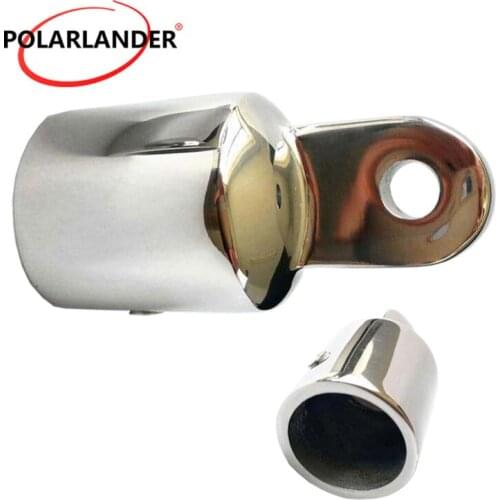 1 Piece 1 Inch 25mm Stainless Steel Bimini Top Eye End Cap aluminum alloy Umbrella Cap Hardware for Marine Boat Yacht
