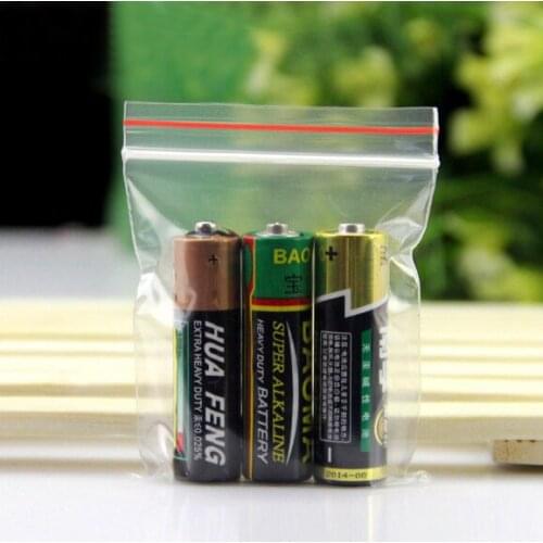 100pcs Transparent PE Zip Lock jewelry Packaging bags 9*13cm clear plastic bags for jewelry gift storage Sundries storage bag