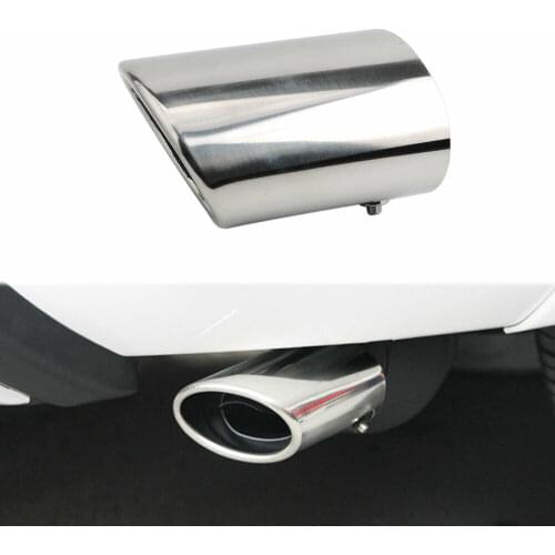1x Stainless Steel Chrome Rear Exhaust Muffler Tip End Pipe For Toyota RAV4 2009-2013