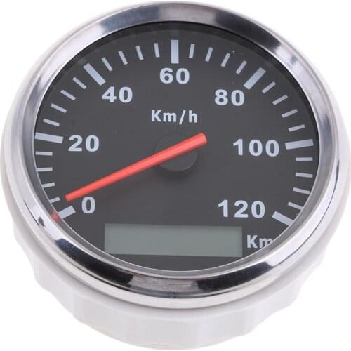 85mm Waterproof Speedometer Gauge 120KM/H For Car Motorcycle