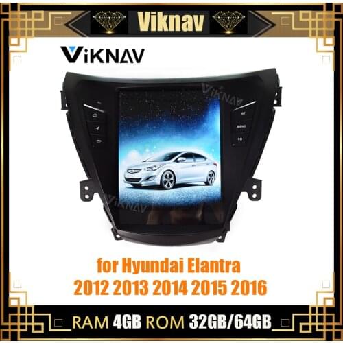 Car autoradio FOR Hyundai Elantra 2012 2013 2014 2015 2016 car radio GPS navigation multimedia player head unit