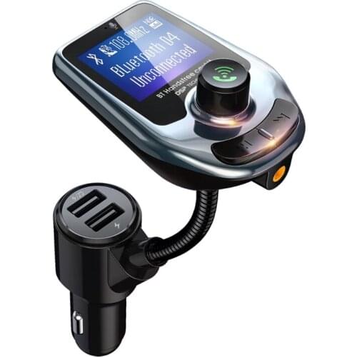 Car MP3 Bluetooth Player FM Transmitter QC3.0 Car Charger Support TF Card AUX Utility To Use