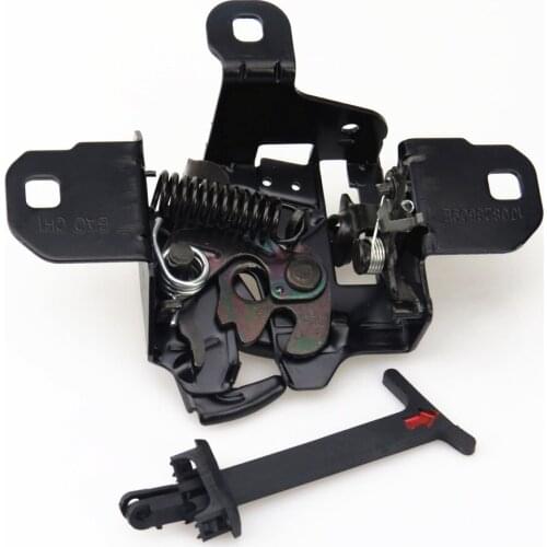 TUKE 1 Set Engine Front Hood Lock Block & Release Handl For VW Golf MK4 Jetta MK4 Bora 1J0 823 509 E 1J0823509E 1J5 823 593 C