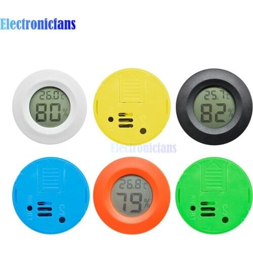 Mini LCD Digital Thermometer Hygrometer Fridge Freezer Tester Temperature Humidity Meter Detector Thermograph Pet Auto Car