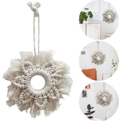 Boho Decor Tapestry Nordic Handwoven Pentagram Pendant Bohemian Hanging Tapestry For Party Wedding Home Decorations