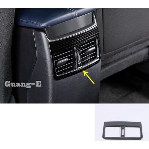 For Mazda CX-30 CX30 2020 2021 Car Styling Stick Garnish Cover Trim Stainless steel Rear Upside Air Conditioning Outlet Vent