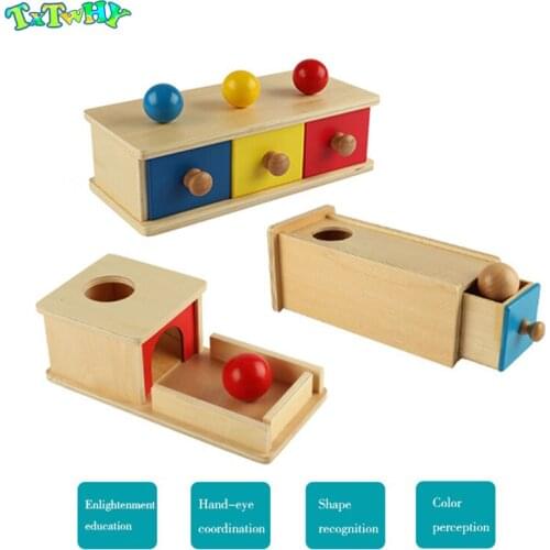 Montessori Games Baby Toys for Educational Wooden Toys Box Wood Product Sensory Toys Infants Box educational toys children gift