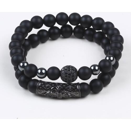 8mm natural stone hand dainty bangle bracelet simple for men