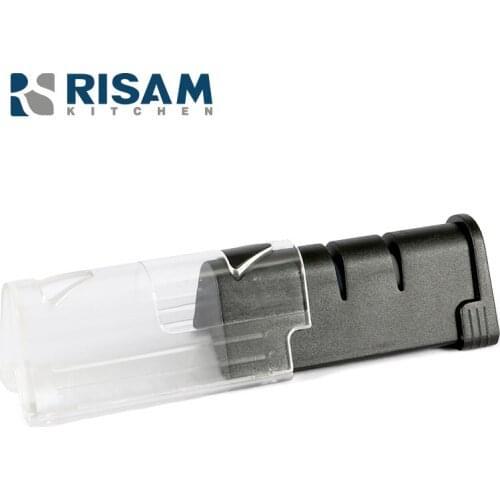 RISAMSHA Ceramic Knife Sharpener White Fused Alumina Grinding Wheel To Scale RM006