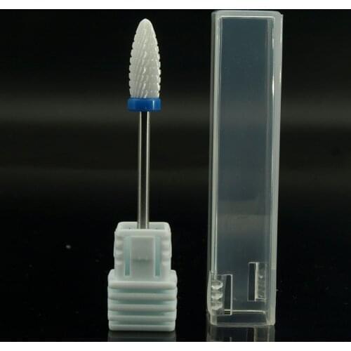 Easynail Good to use 6.0 Ceramic Nail Drill Bits Electric Nail Drill quickly remove the gel, Machine Nail Tools Ceramic Nozzles