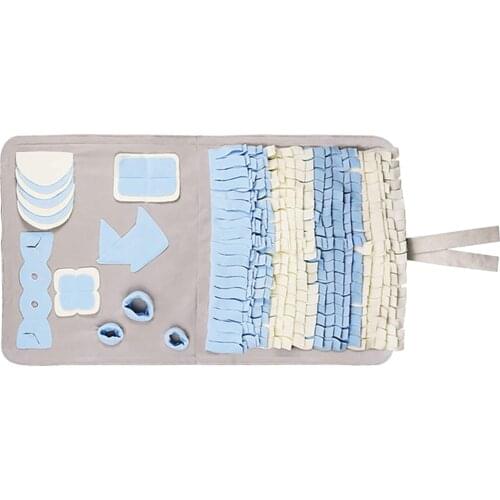 Pet Snuffle Treat Mat Dog Puppy Training Slow Feeding Added Enrichment Toys