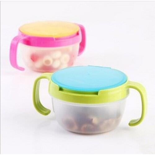360 Degree Rotate Slip-resistance Dishes Children Lunch Box Anti spill Storage Holder Children Baby Spill-proof Bowl Universal