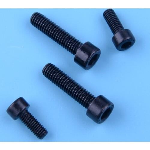 LETAOSK 4Pcs Exhaust Muffler Bolt Screw Kit Fit for Husqvarna 61 268 272 272K 272XP Chainsaw Spare Parts 725537055 503200004