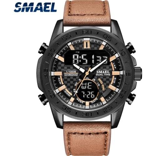 Men watches Fashion Sport relogio masculino Stainless Steel Case Leather SL-1407 Watch Quartz Business reloj hombre Wristwatch