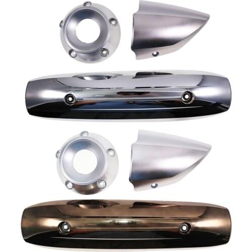 Motorcycle Exhaust Pipe Cover Cowl Protector Heat Shield Guard for Yamaha TMAX500 TMAX530 2011-2016 TMAX 500 530 T-MAX