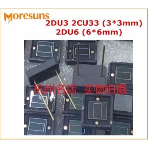 Fast Free Ship 200pcs/lot New 2DU3 3X3 2CU33 silicon photocell 2DU6 6X6 Silicon light sensor