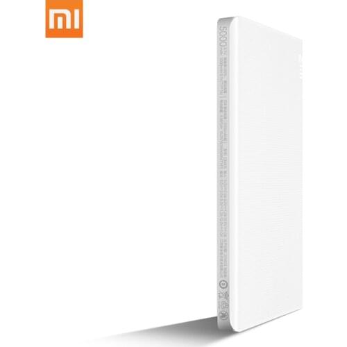 Original Xiaomi ZMI 5000mAh Power Bank xiaomi 5000mAh Powerbank external battery Two-way Quick Charge 2.0 For iPhone Samsung