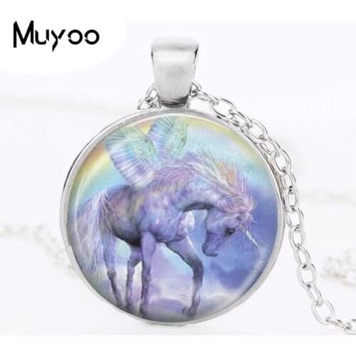 Fashion deer pendant necklace vintage animal jewelry horse photo glass cabochon choker necklace jewelry for women HZ1