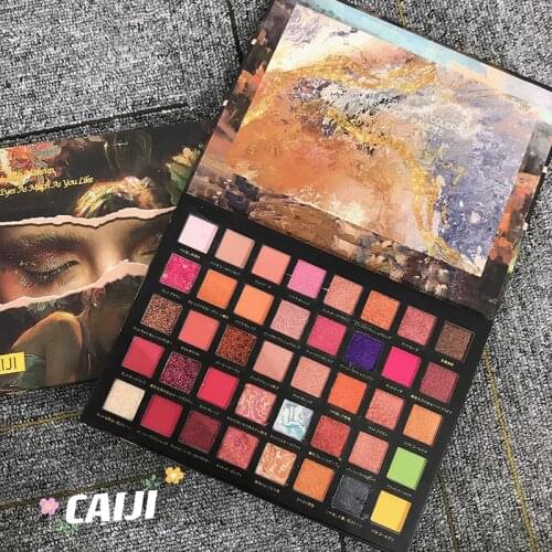 40 Color Matte Eyeshadow Palette Glitter Eye Shadow Waterproof Long Lasting Make Up Pallet Shimmer Women Beauty Eyes Eyeshadow