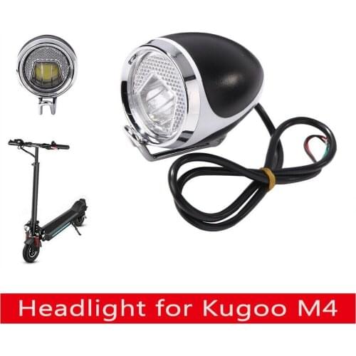 12-80V E-bike Front Lamp Light With Horn For Kugoo Electric Kick Scooter Electric Bicycle Led Headlights Cycling Part Accessory
