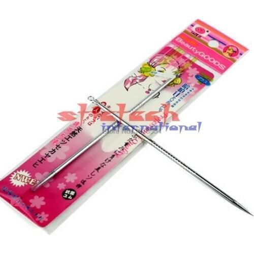 By dhl 2000 pcs Blackhead Pimple Pin Acne Remover Extractor Needle Skin Care Women Beauty Tool Stainless Steel