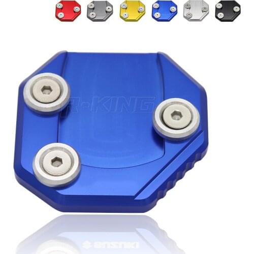 Motorcycle CNC Kickstand Foot Side Stand Pad Support Plate Enlarge For GSR750 GSR 750 2011-2016 GSX-S1000 GSX-S1000F 2015 2016