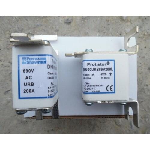 Fuses: DN00UB69V200L 6.9URB 00 D08L 200 H330241 / DN00UB69V250L J330242 / DN00UB69V315L K330243 aR