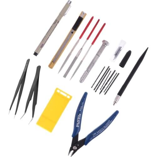 Professional Basic Tool Craft Set For Car Model Building Kits for Gundam Modeler