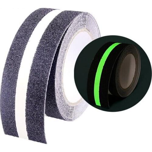 Wholesale 4.8cm*5m Self-luminous stair anti-slip tape Photoluminescent Tape Self-adhesive anti-slip tape