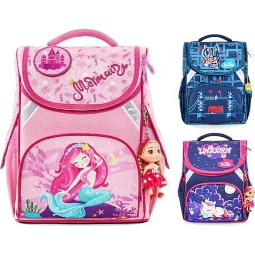 6-8 Years Old School Backpack for Boys Grade 1-3 Kids Backpack for Girls Dinosaur Cartoon Unicorn School Bag Child Baby Kid Gear