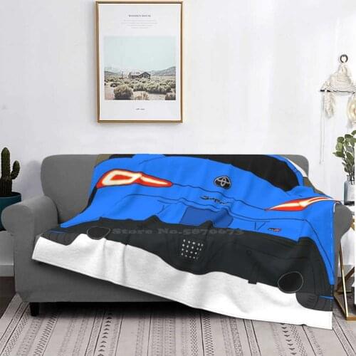 Toyota Supra For Home Sofa Bed Camping Car Plane Travel Portable Blanket Greece Blue Japan Germany Usa Texas Red Sun Mountain