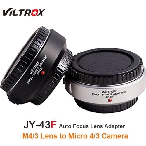 Viltrox M4/3 Lens To Micro 4/3 Auto Focus Camera Adapter Ring Mount For Olympus Panasonic E-PL3 EP-3 E-PM1 E-M5 GF6 GH5 G3 DSLR