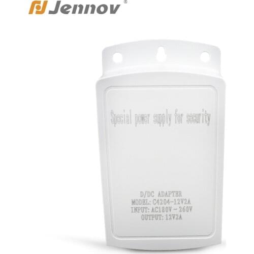 Jennov DC 12V 2A Outdoor Waterproof CCTV Security Camera Switching Power Supply Adapter Security Surveillance Fitting Power
