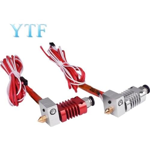 3D Printer Parts CR8 Extrusion Head Remote Extrusion 1.75mm Supplies Brass tip 0.4 Silver Red And Blue