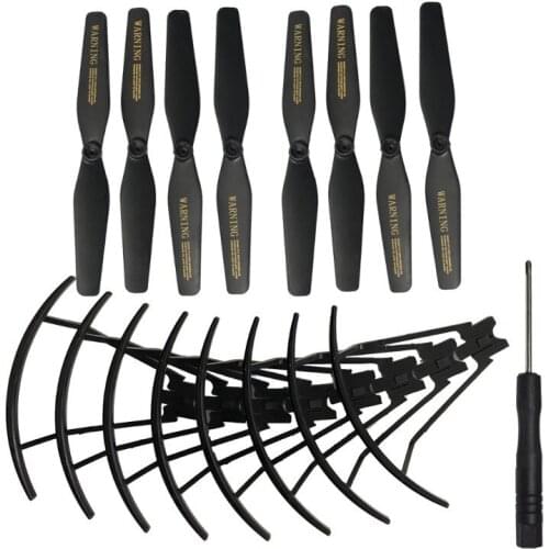 VISUO XS809S RC Quadcopter Spare Parts Crash Pack Propeller Prop & Propection Cover & Screwdriver