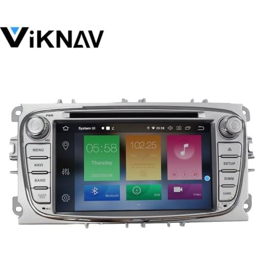 2 din Android 10 Car Radio Car Multimedia player Audio DVD Player For Ford-Focus/S-Max/Mondeo 9/GalaxyC-Max 2007-2011 car stereo