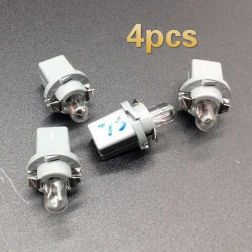 4pcs original for Audi Peugeot 206 207 308 clock instrument bulb T5 12V LCD screen bulb 1.9W cluster
